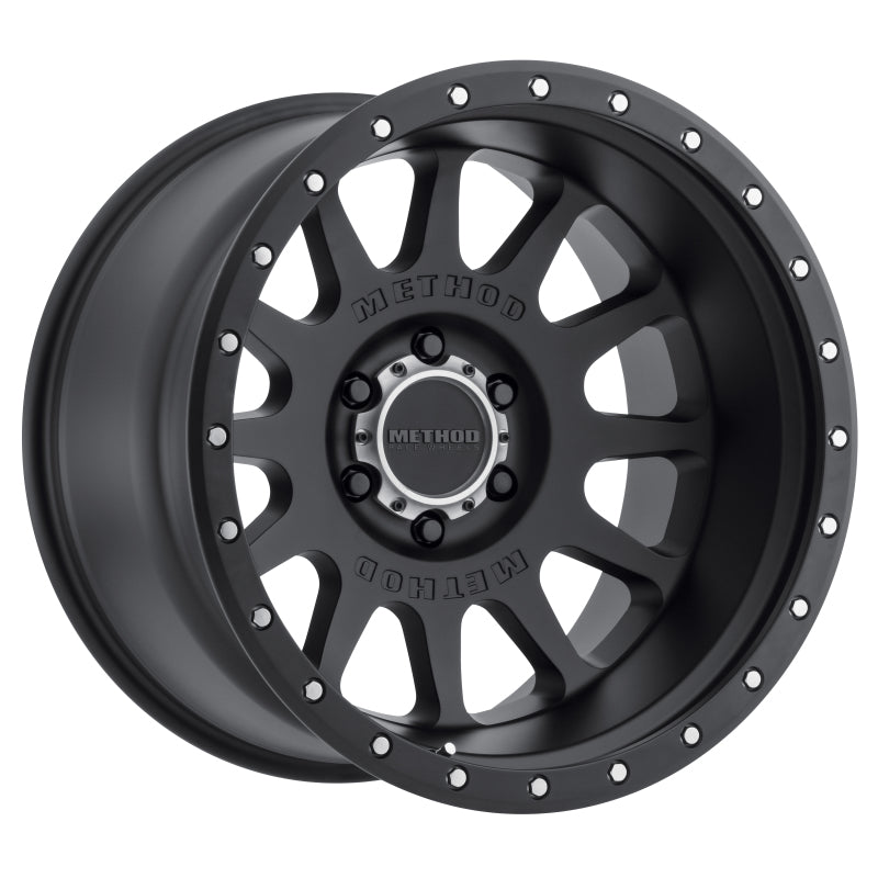 Method MR605 NV 20x12 -52mm Offset 6x5.5 106.25mm CB Matte Black