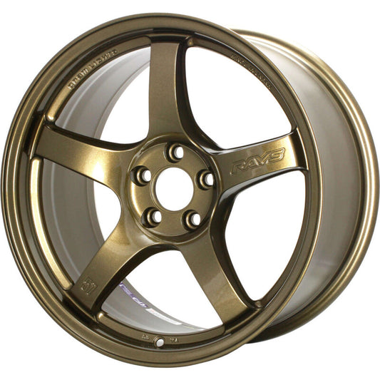 Gram Lights 57CR 19x9.5 +45 5-120 Almite Gold Wheel