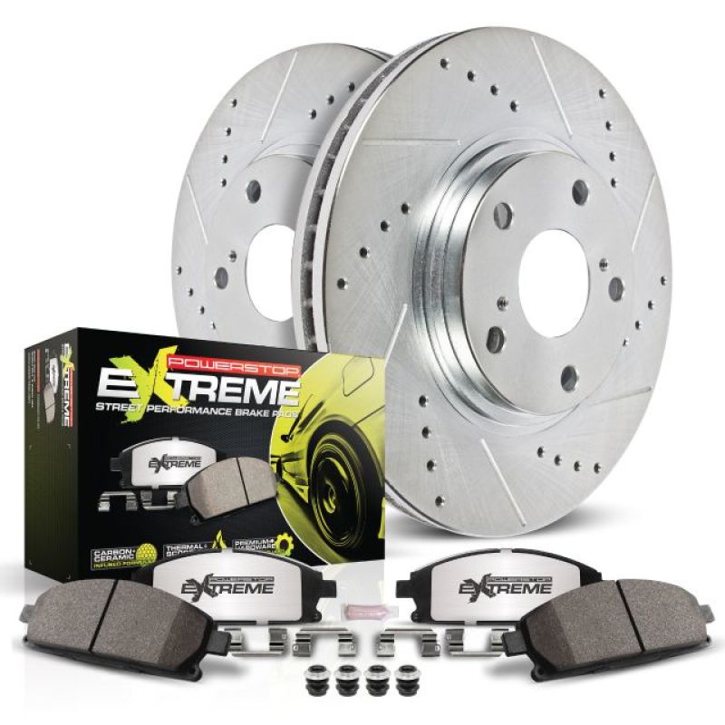 Power Stop 1969 Chevrolet Camaro Front or Rear Z26 Street Warrior Brake Kit