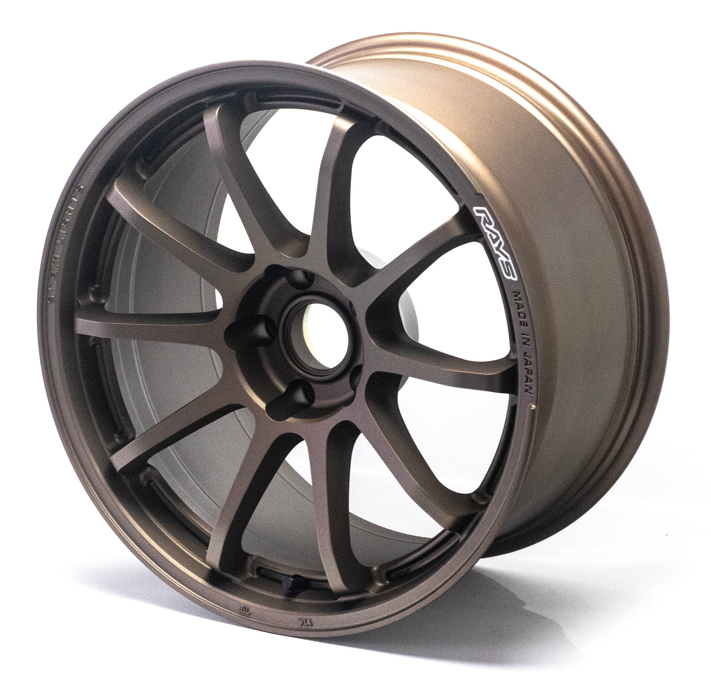 Gram Lights 57NR 18X9.5 +12 5-114.3 Dark Bronze Wheel