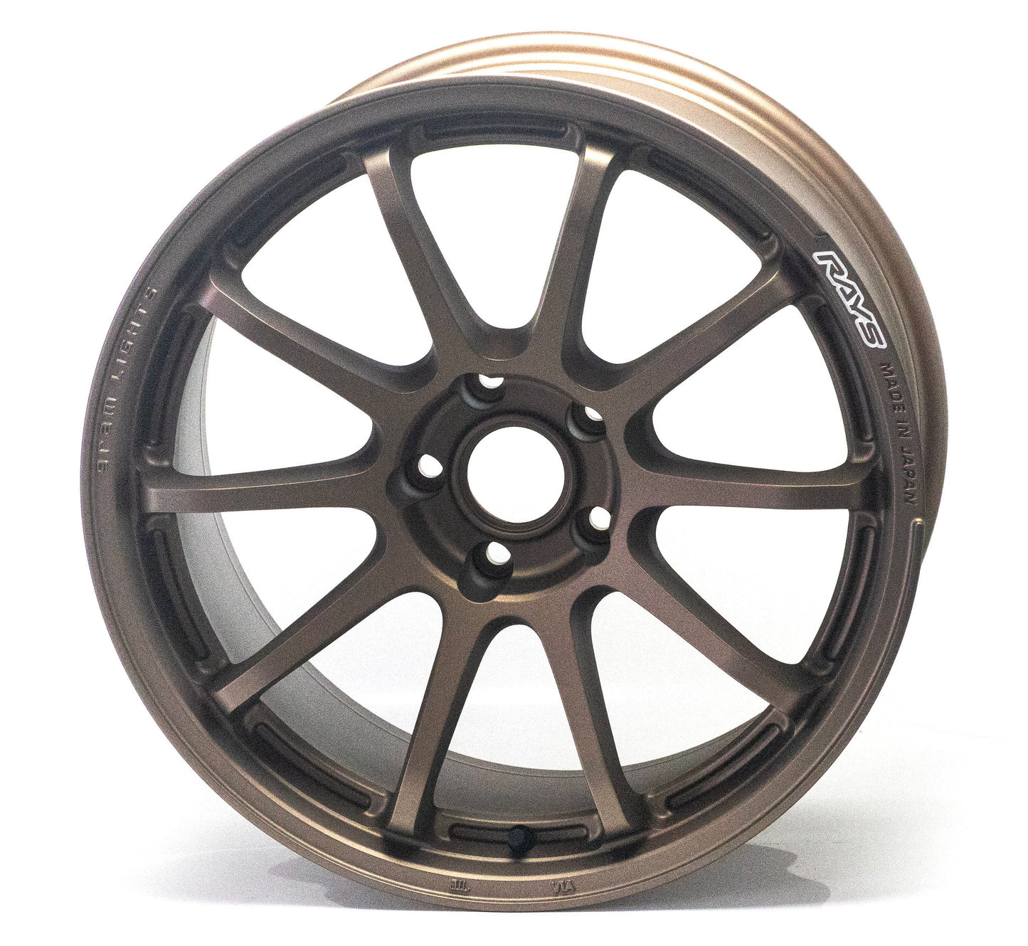 Gram Lights 57NR 18X9.5 +12 5-114.3 Dark Bronze Wheel