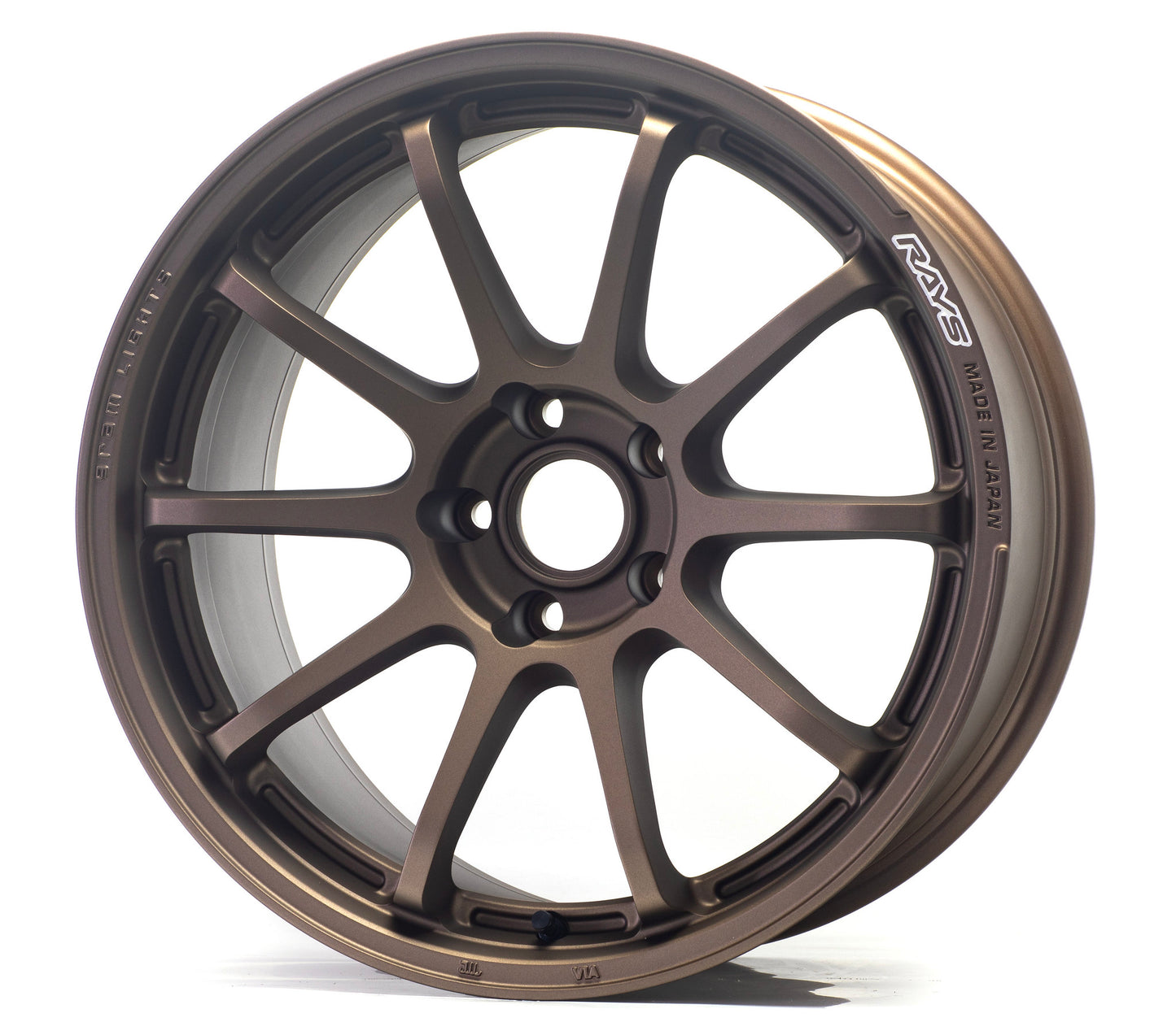 Gram Lights 57NR 18X9.5 +12 5-114.3 Dark Bronze Wheel