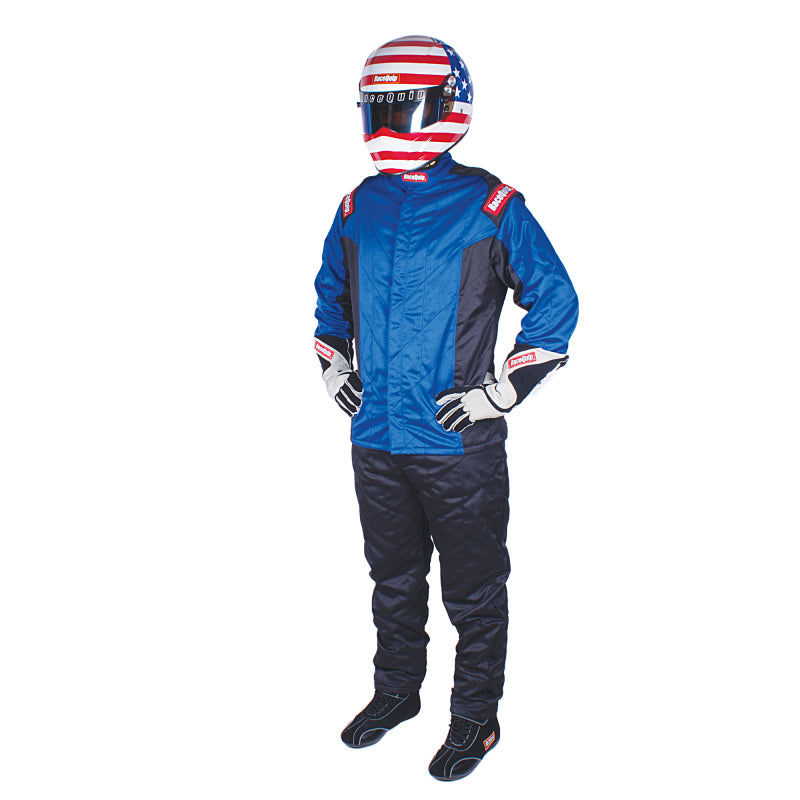 RaceQuip Blue Chevron-5 Jacket SFI-5 - Medium