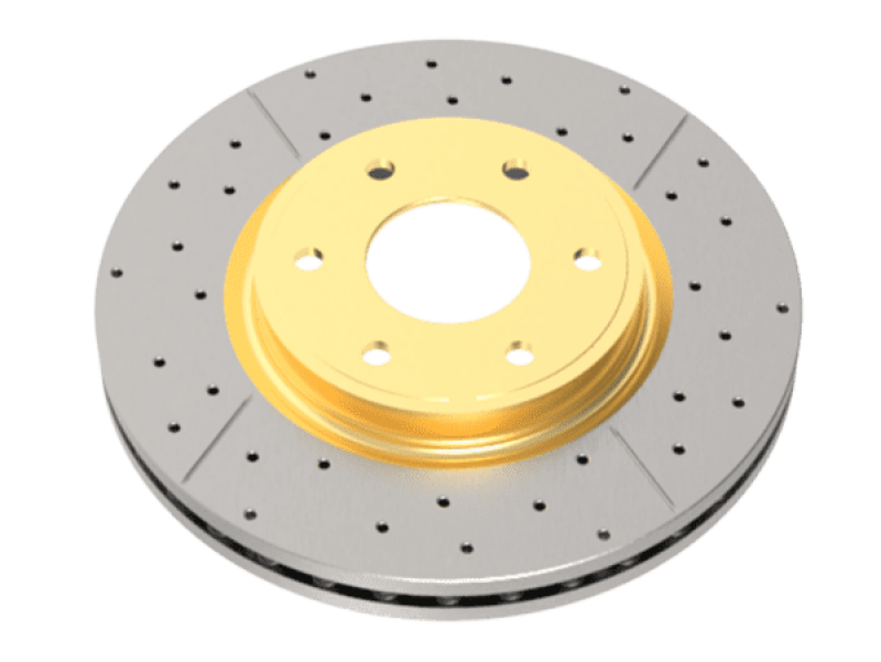 DBA 97-01 Acura Integra Type R Rear Street Drilled & Slotted Rotor