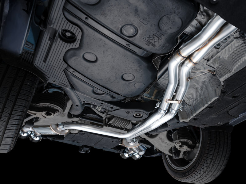 AWE Tuning 19-21 Porsche Macan 3.0T/2.9TT Touring Edition Catback Exhaust w/ Chrome Silver Tips