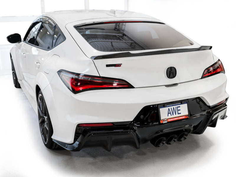 AWE Tuning 2024 Acura Integra Type S DE5 FWD Track Edition Exhaust w/ Triple Diamond Black Tips