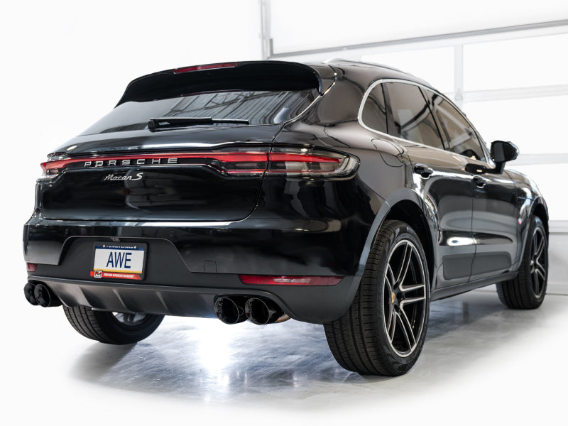 AWE Tuning 19-21 Porsche Macan 3.0T/2.9TT Touring Edition Catback Exhaust w/ Diamond Black Tips