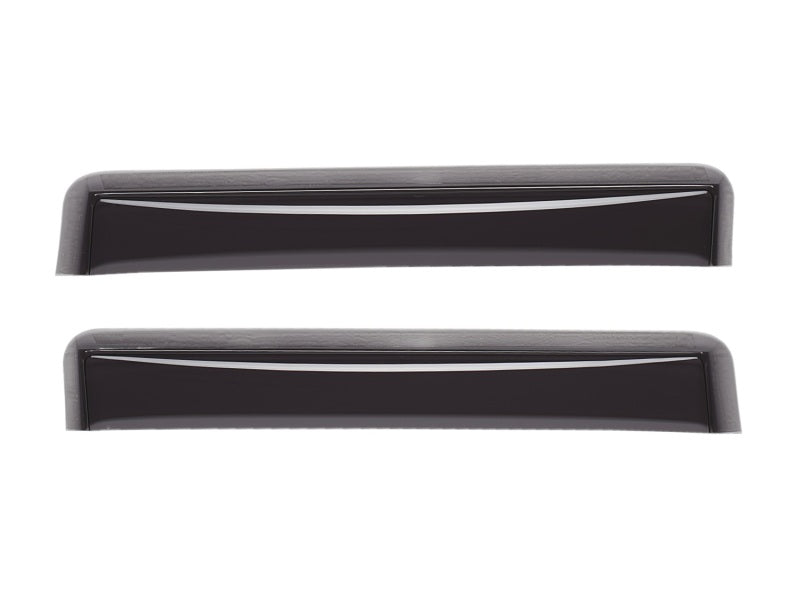 WeatherTech 19-24 Toyota Corolla Hatchback Rear Side Window Deflectors - Dark Tint