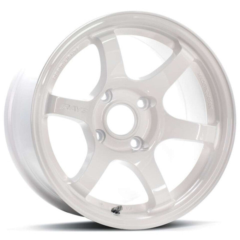 Gram Lights 57D MARK-II 15x8 +13mm 4x100 White Wheel