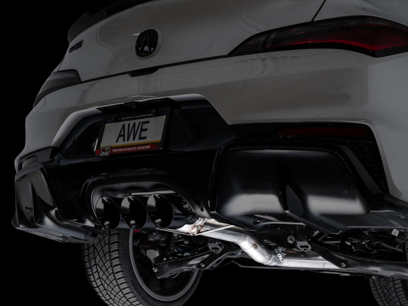 AWE Tuning 2024 Acura Integra Type S DE5 FWD Track Edition Exhaust w/ Triple Diamond Black Tips