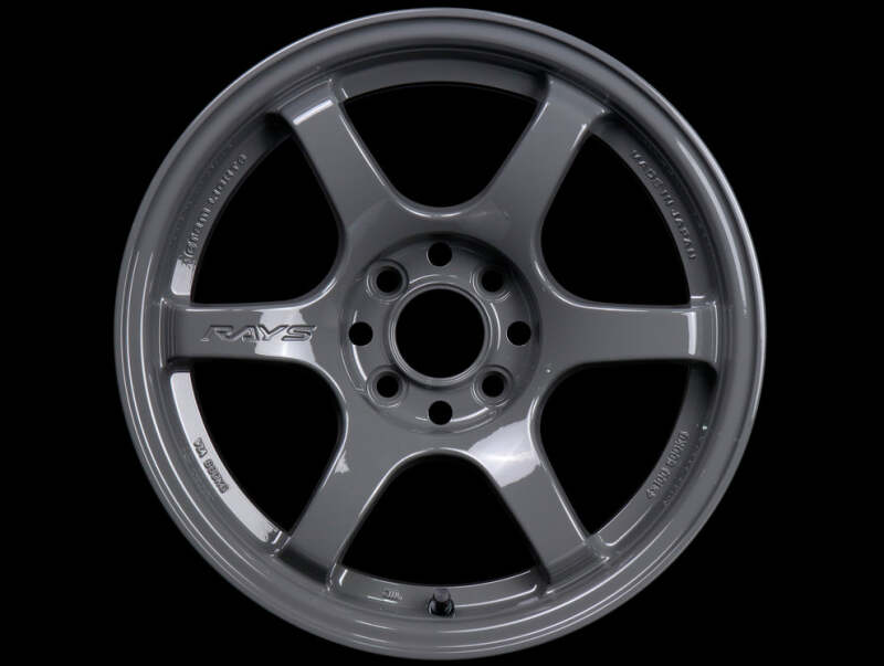 Gram Lights 57DR 15x8.0 +35 4-100 Glossy Gray Wheel