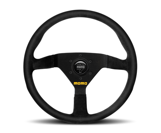 Momo MOD78 Steering Wheel 320 mm - Black Suede/Black Spokes