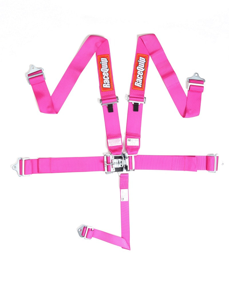 RaceQuip Pink L & L 5pt Seat Belt