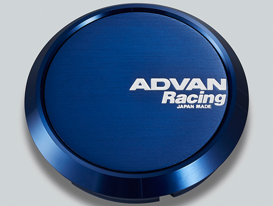 Advan 73mm Flat Centercap - Blue Anodized