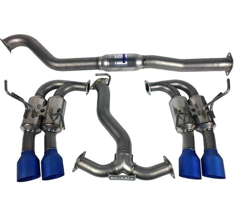 Invidia 11-14 WRX/STi Gemini 80mm Full Titanium 101mm Quad Tip Cat-Back Exhaust