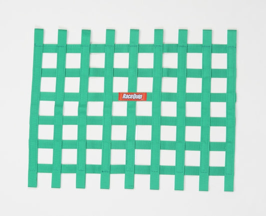 RaceQuip Green Ribbon Window Net