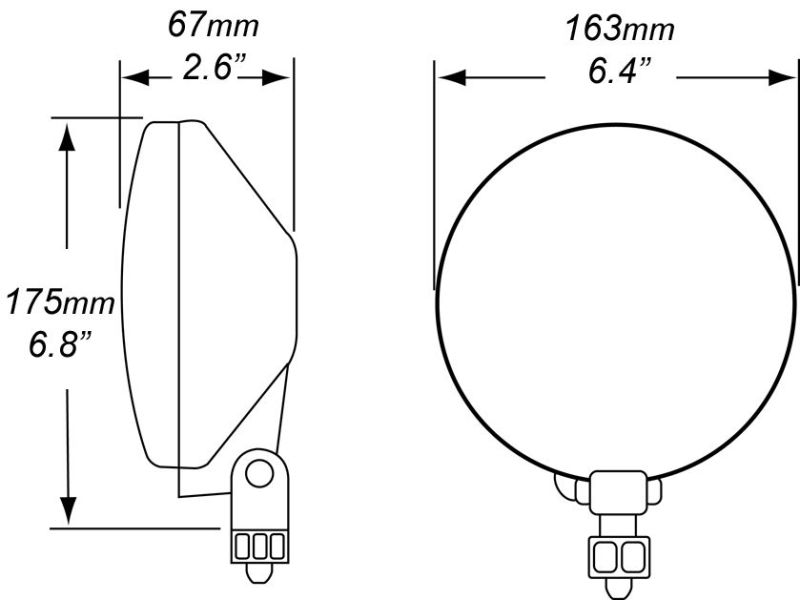 Hella 500 Series 12V H3 Fog Lamp Kit