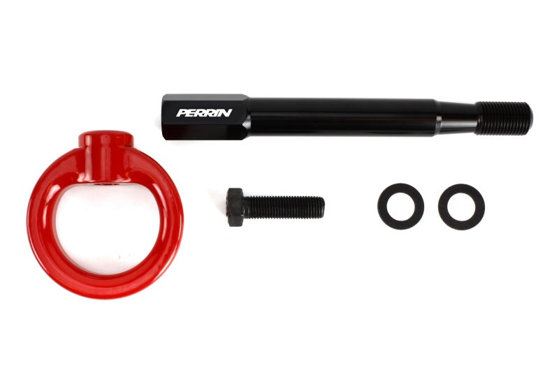 Perrin 2022+ BRZ/GR86 Tow Hook Kit (Front) - Red