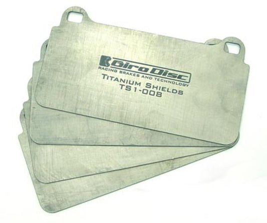 GiroDisc StopTech ST40 Caliper Titanium Pad Shields