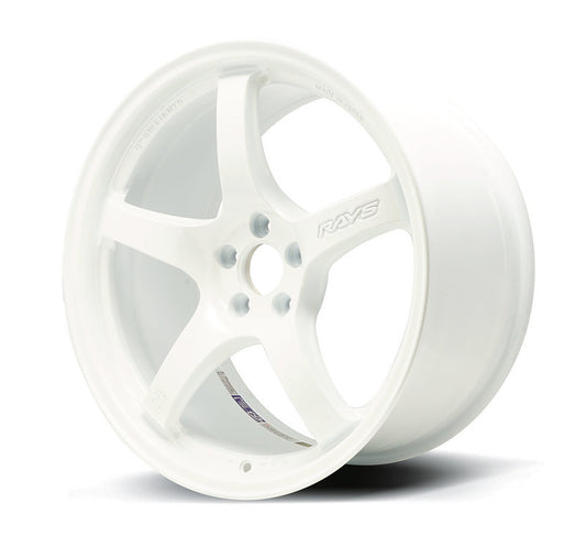 Gram Lights 57CR 18x9.5 +38 5x100 Ceramic White Pearl Wheel