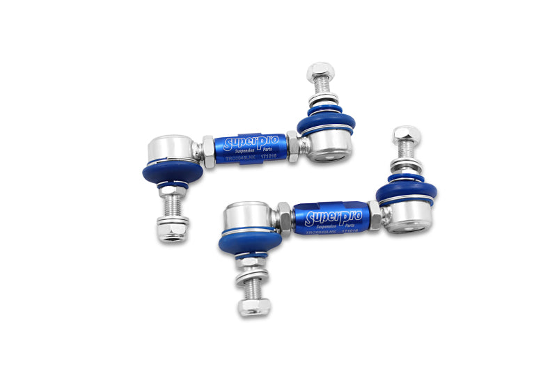 SuperPro 2004 Lexus RX330 0 Rear HD Adjustable End Link Set (10mm Studs 100mm-120mm Length)