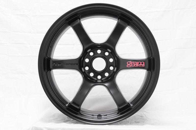 Gram Lights 57DR 19x8.5 +45 5-114.3 Semi Gloss Black Wheel