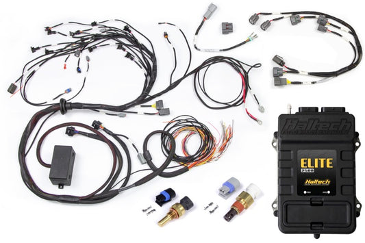 Haltech Elite 2500 Terminated Engine Harness ECU Kit w/ Late Ignition