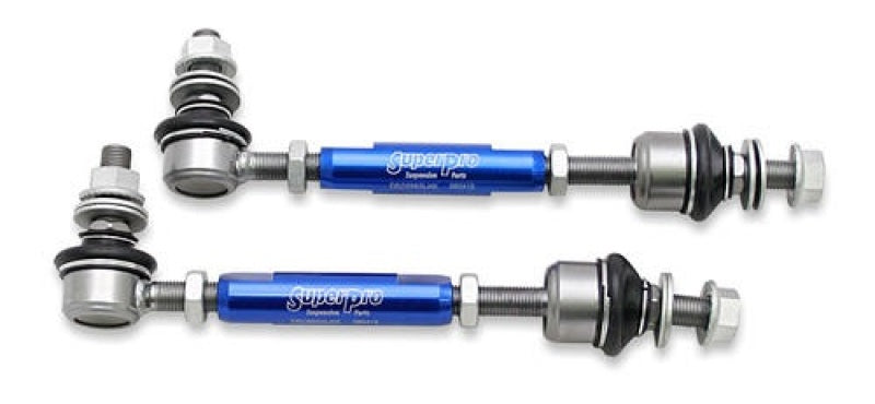 SuperPro 2003 Lexus GX470 Base Rear HD Adjustable End Link Set - 10mm Studs