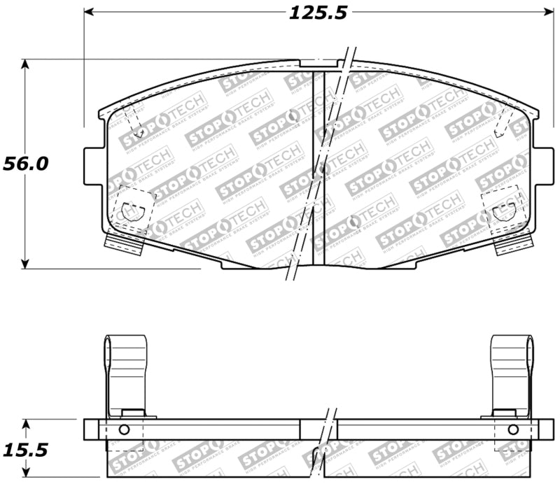 StopTech Performance 87-92 MK3 Supra Front Brake Pads