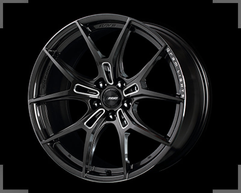 Gram Lights 57FXZ 19x8.0 +45 5-112 Super Dark Gunmetal & Machining Rim Edge DC Wheel