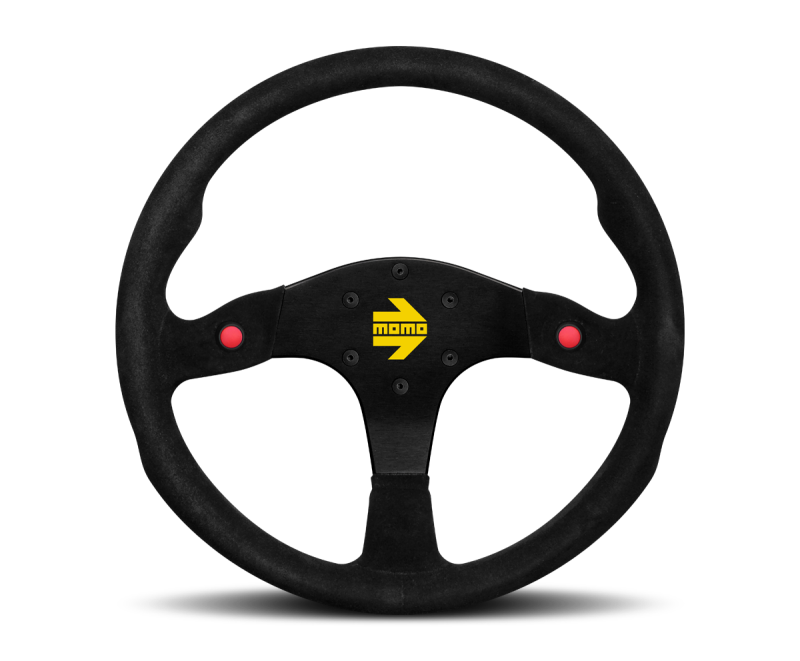 Momo MOD80 Steering Wheel 350 mm -  Black Suede/Black Spokes