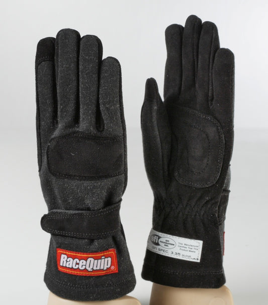 RaceQuip Black 2-Layer SFI-5 Glove - 3XL